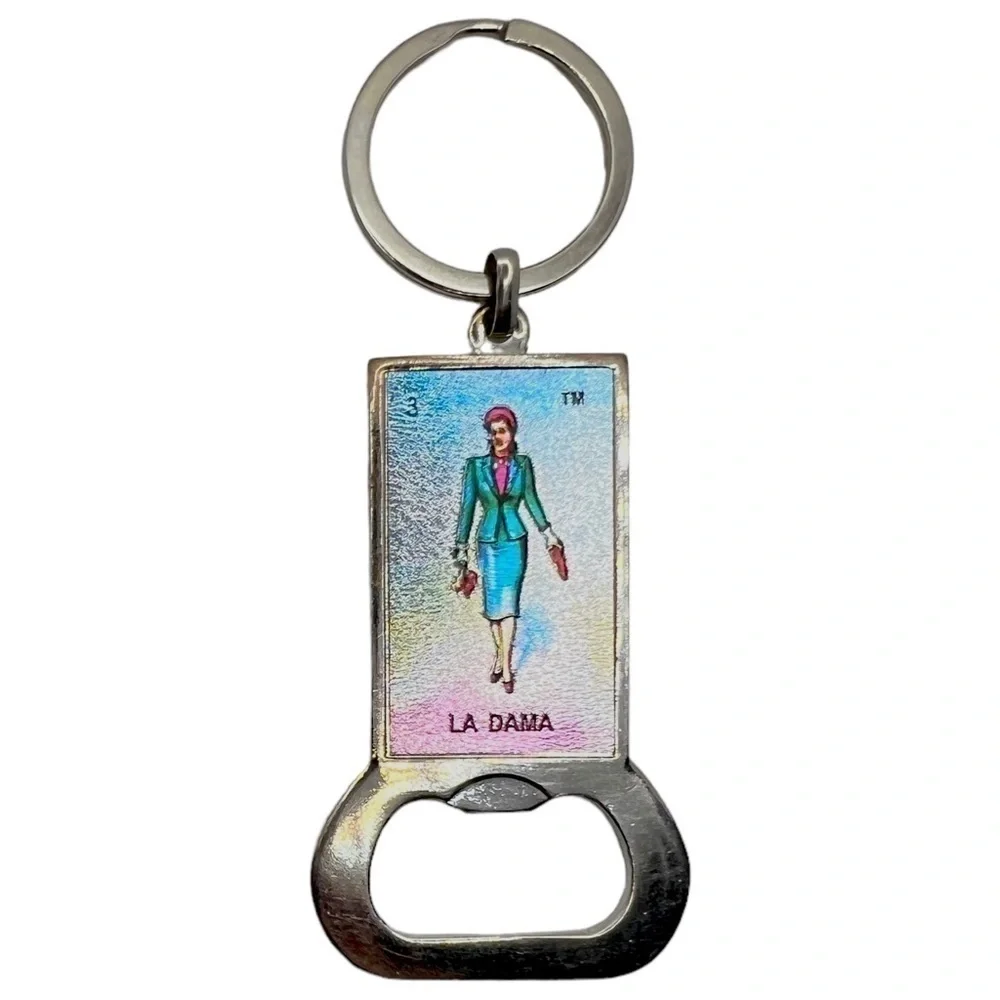 LA DAMA Mexican Bottle Opener Keychain